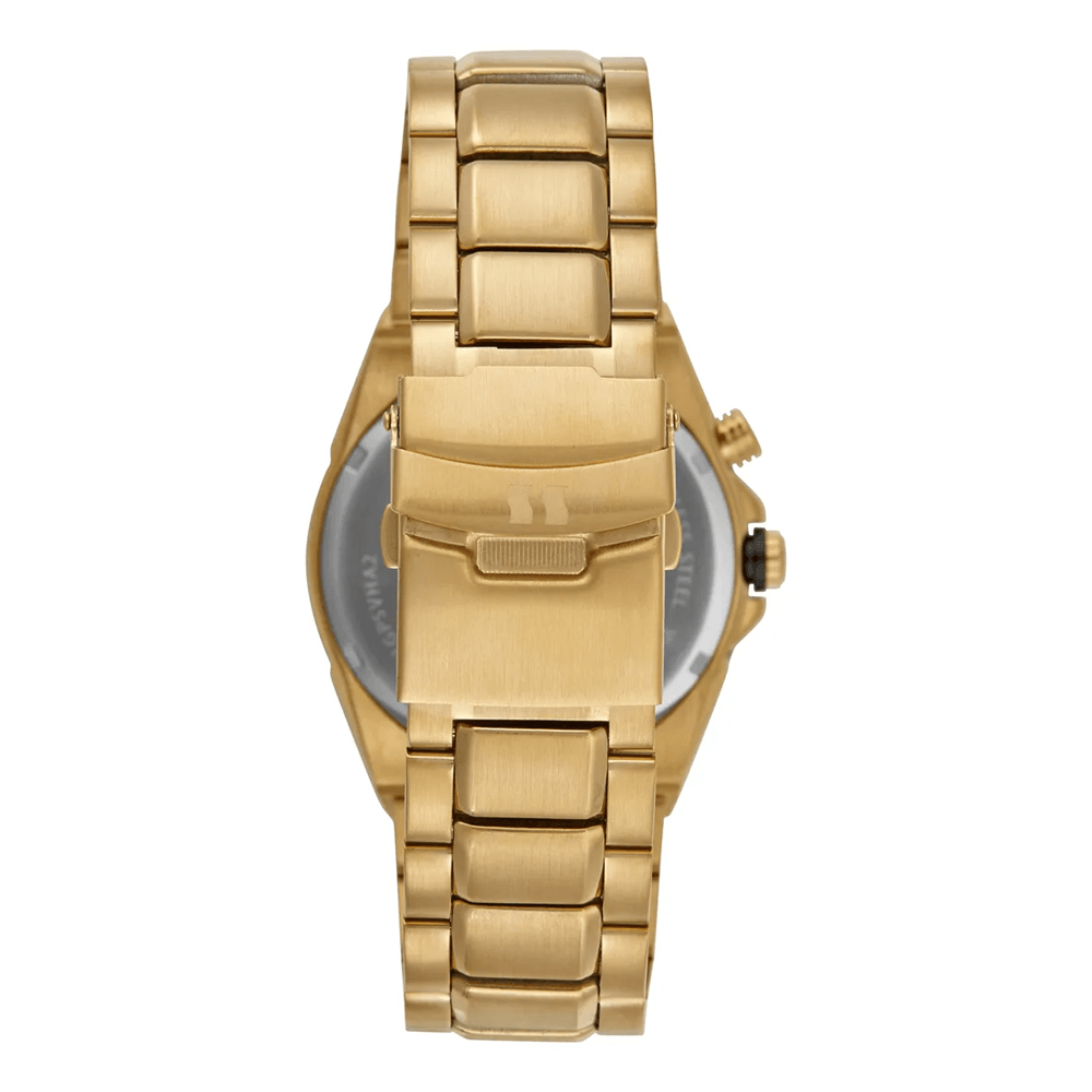 Relógio Masculino Seculus Solar Dourado e Preto – 77341GPSVHA2 - Tvlar