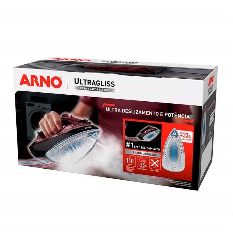 Ferro-de-Passar-a-Vapor-Arno-Ultragliss-Base-Durilium-Airglide