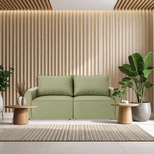 Sofá Marjom Florença Retrátil e Reclinável 3 Lugares 2,00m com Molas Ensacadas