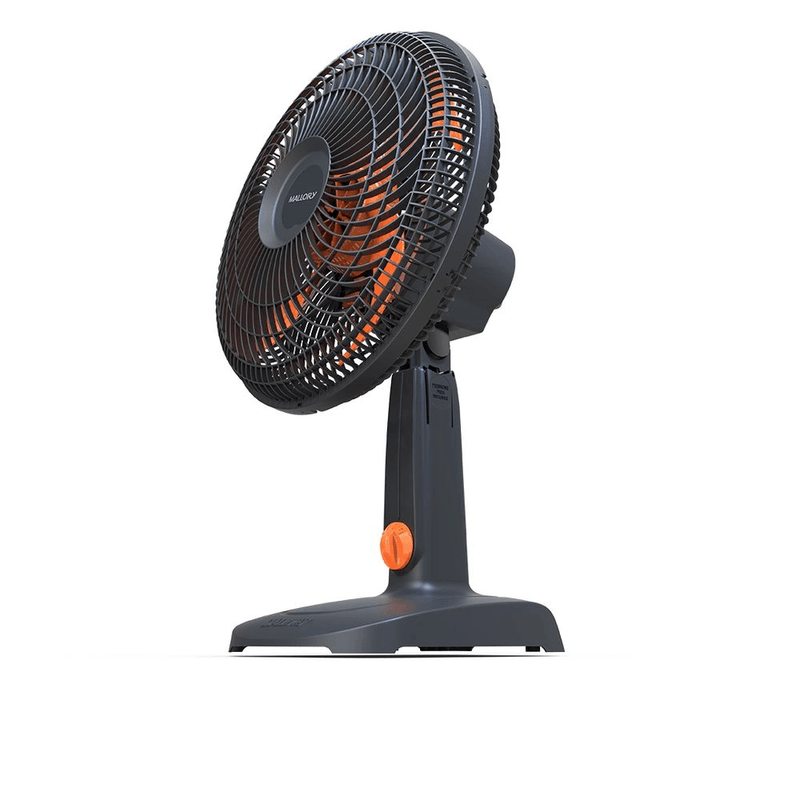 VentiladordeMesa30cmMalloryElegance4Pas3VelocidadesGrafiteLaranja127V