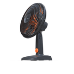 VentiladordeMesa30cmMalloryElegance4Pas3VelocidadesGrafiteLaranja127V