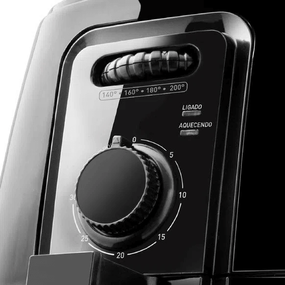 FritadeiraEletricaMalloryAirFryerGrandsmart12000W4Litros110VPreta