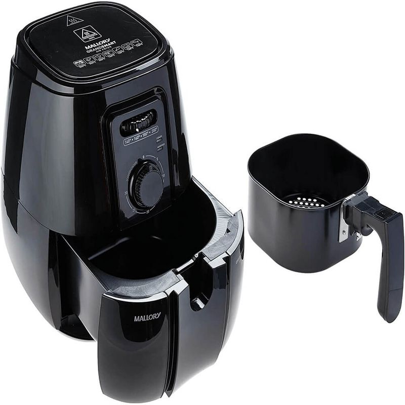 FritadeiraEletricaMalloryAirFryerGrandsmart12000W4Litros110VPreta