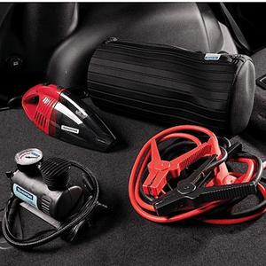 Kit para Carro com Aspirador, Compressor e Cabo Tramontina com Estojo EVA 12V