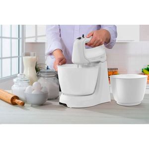 Batedeira Portátil Arno Mini Chef 400W 4 velocidades Branca