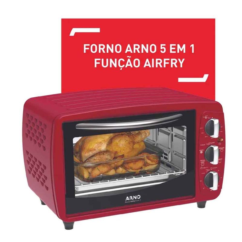 FornoEletricoArnoAirfry5em1com20LitrosVermelhoFOR3