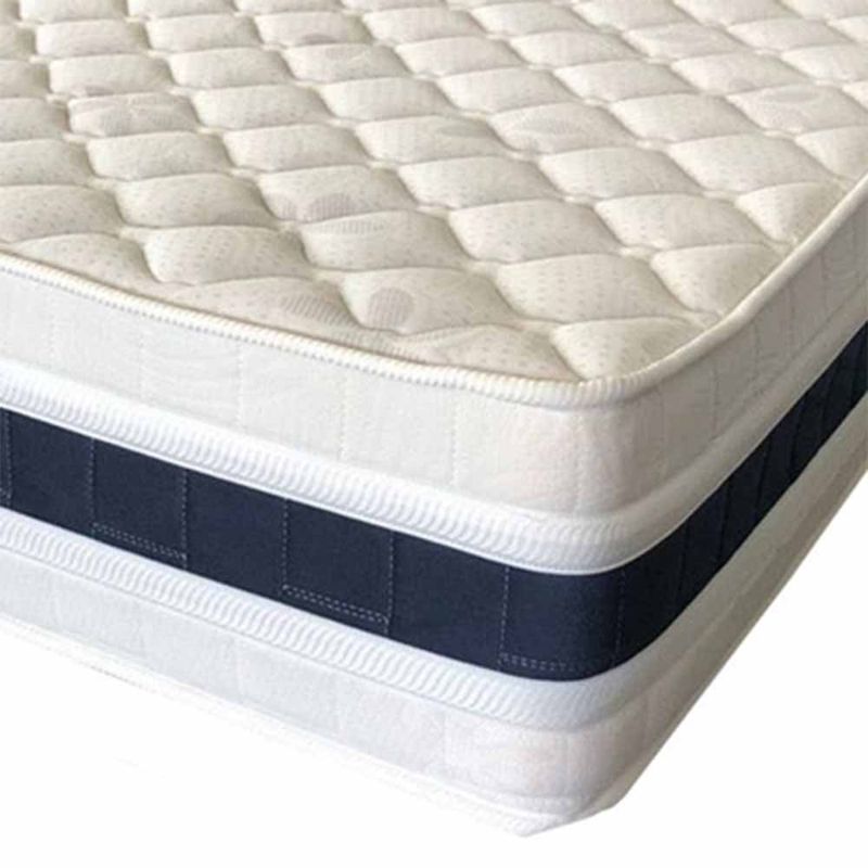 ColchaoCambraiaMolaBonnellEuroTopFSideTPMalhaVincentBrancaCinzaFXVelvetenAzul