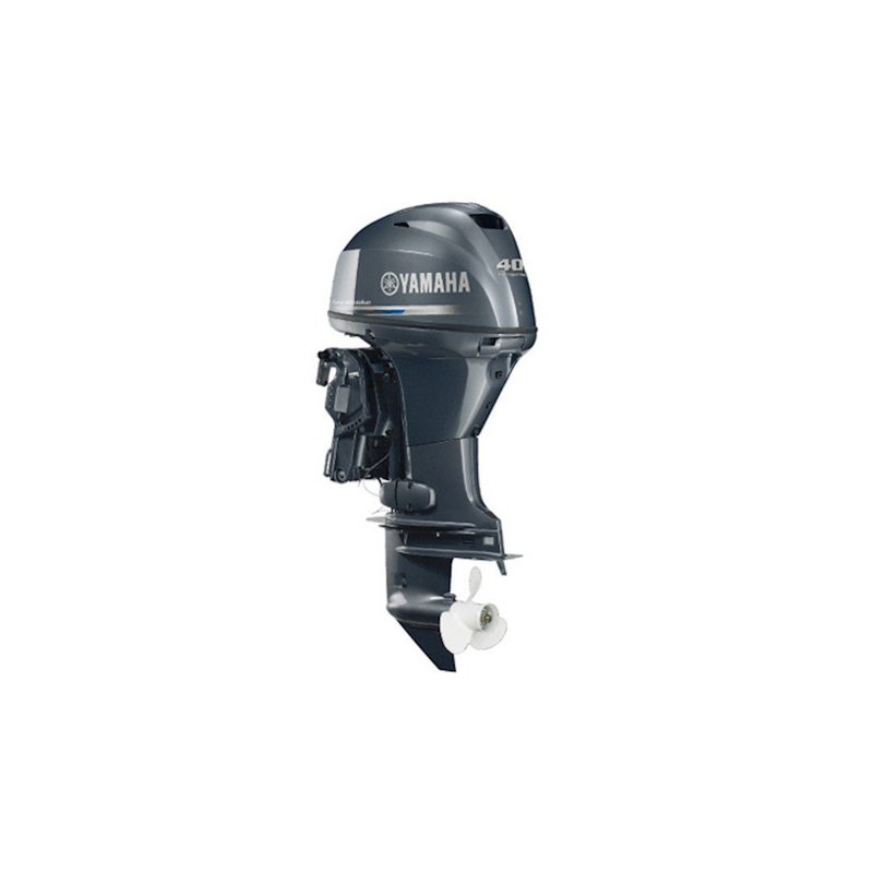 MotorDePopaYamaha40hpTanque24lPartidaEletricoCinza