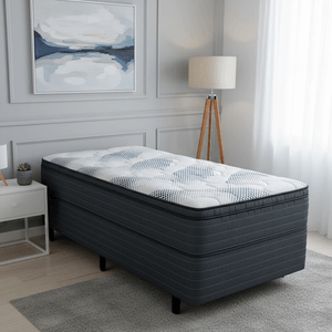 Cama Box Solteiro Pelmex Molas Conforto Médio 88x188cm D28