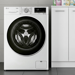 Máquina de Lavar e Secar LG 14KG CV5014WC4 Branca 127V