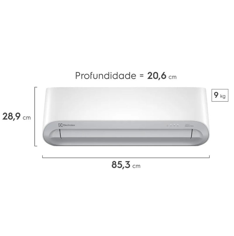 ArCondicionadoElectroluxSplit9000BTUs