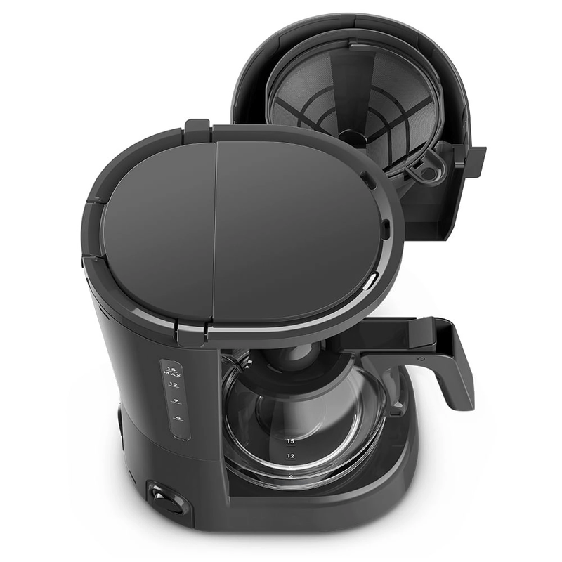 CafeteriaEletricaElectroluxEfficientECM1015XicarasJarradeVidroPretoInox127V