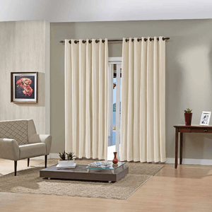 Cortina Bella Janela Pratika Lisa Slim 3,60m x 2,50m Areia