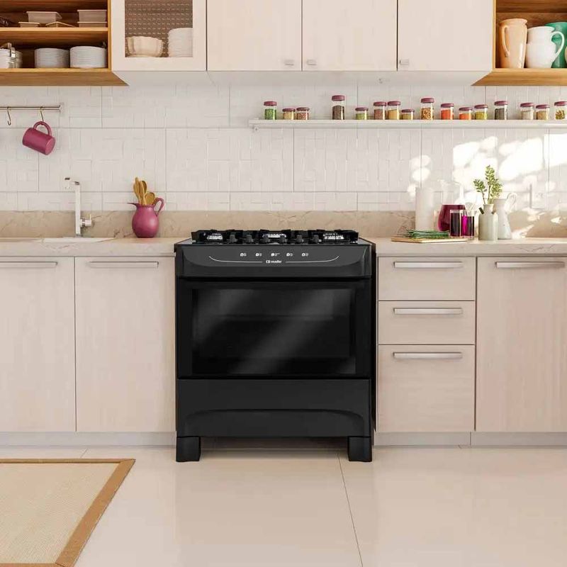 FogaoMueller5BocasMesadeVidroPretoFoscoMFV5BB