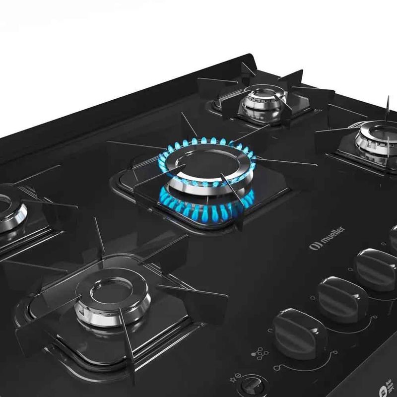 FogaoMueller5BocasMesadeVidroPretoFoscoMFV5BB