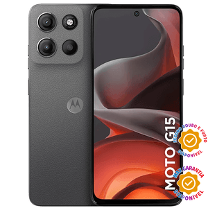 Smartphone Motorola Moto G15 256GB Grafite 6.7" 12GB RAM