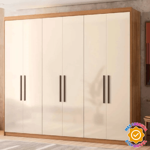 Guarda-Roupa com 6 Portas Demobile Venice Amendola e Off White