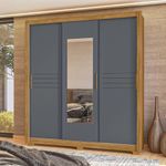 GuardaRoupaCanada3Portas3GavetasFreijoCinzaMoval