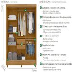 RoupeiroMovalBolivia3Portas2GavetascomEspelhoOffWhite