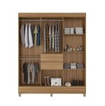 GuardaRoupaCasalMuniqueDemobile8Portas2GavetasAmendolaTouch