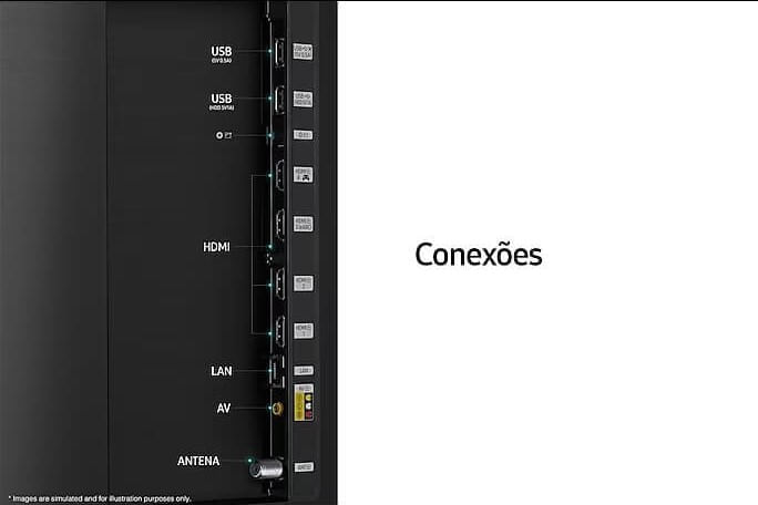 SmartTVSamsung55polegadasQLED4KWiFiTizenAlexaeModoGameCinzaescuro