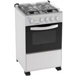 Fogao4BocasEsmaltecPisoNewCaribemesaInoxBivolt