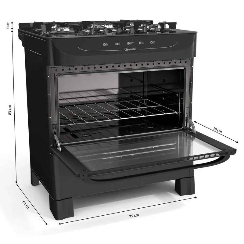 FogaoMueller5BocasMesadeVidroPretoFoscoMFV5BB