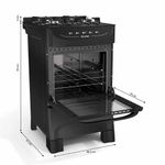 FogaoMuellerpretofosco4BocascommesadevidroeacendimentoMFV4BB