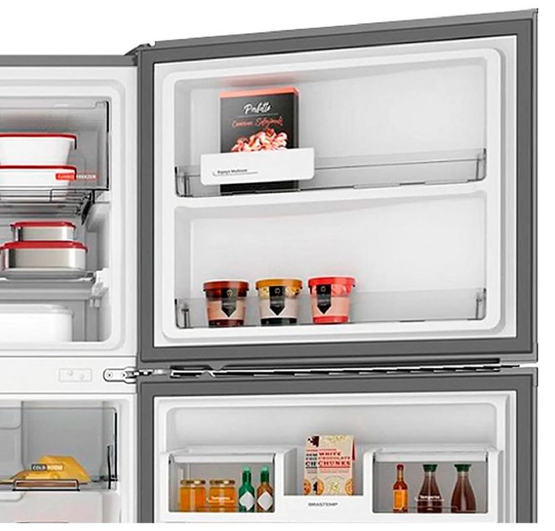 RefrigeradorBrastemp462LFrostFreeDuplexBRM56BK110VInox