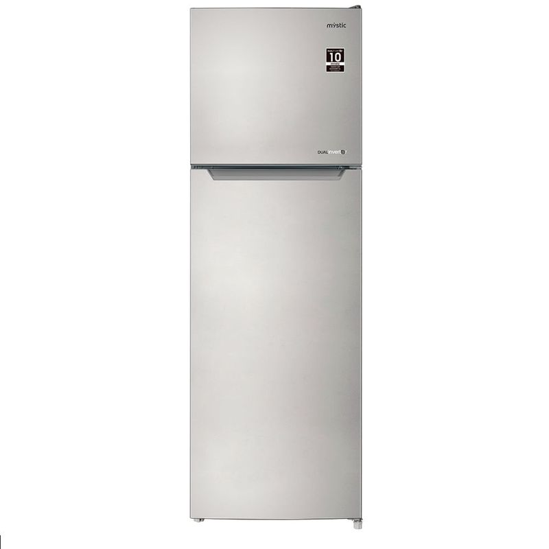 Geladeira Mystic Dual Inverter Frost Free Duplex 255L Inox - Tvlar