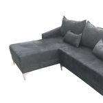 EstofadoArezzoMarjomcomChaiseVelvetenGrafite