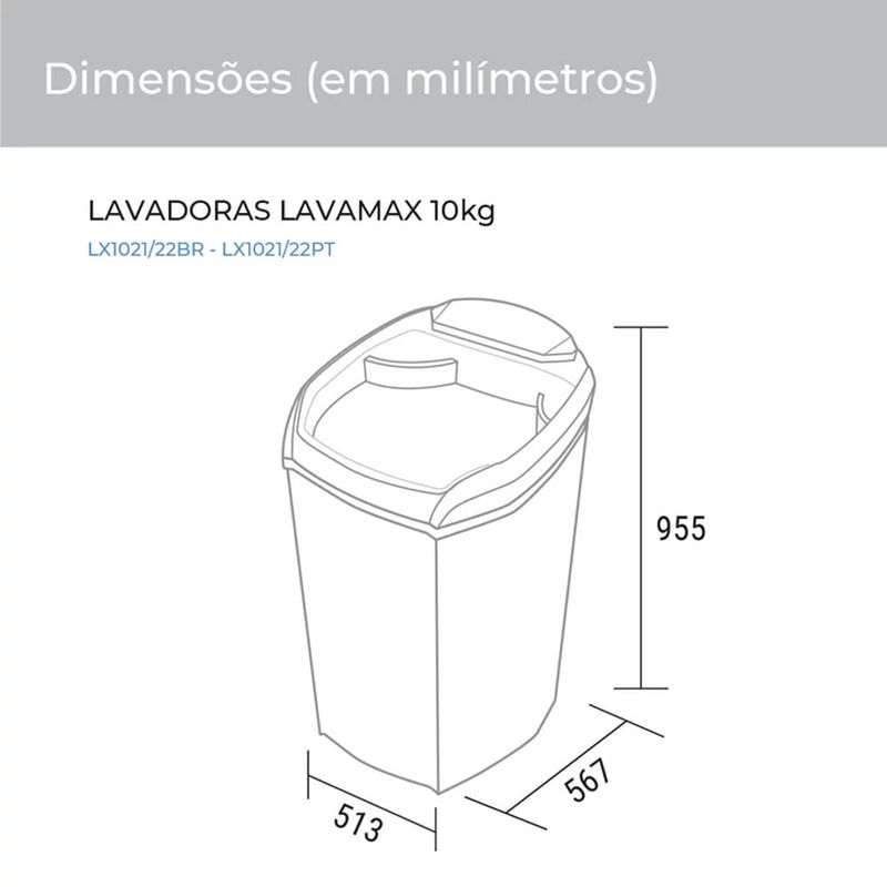 LavadoraSuggarLavamax10KG127VPreta