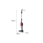 AspiradordePoVerticalElectroluxPowerSpeed2em11000WSTK13Vermelho127V
