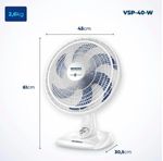 VentiladordeMesaMondialVSP40WSuperPower3Velocidades40cmBranco110v