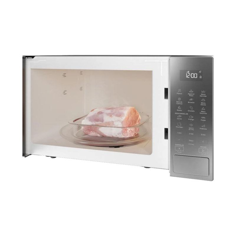 MicroondasBrastemp32LCinzaEspelhadoMenuGourmetBMS46AR110V