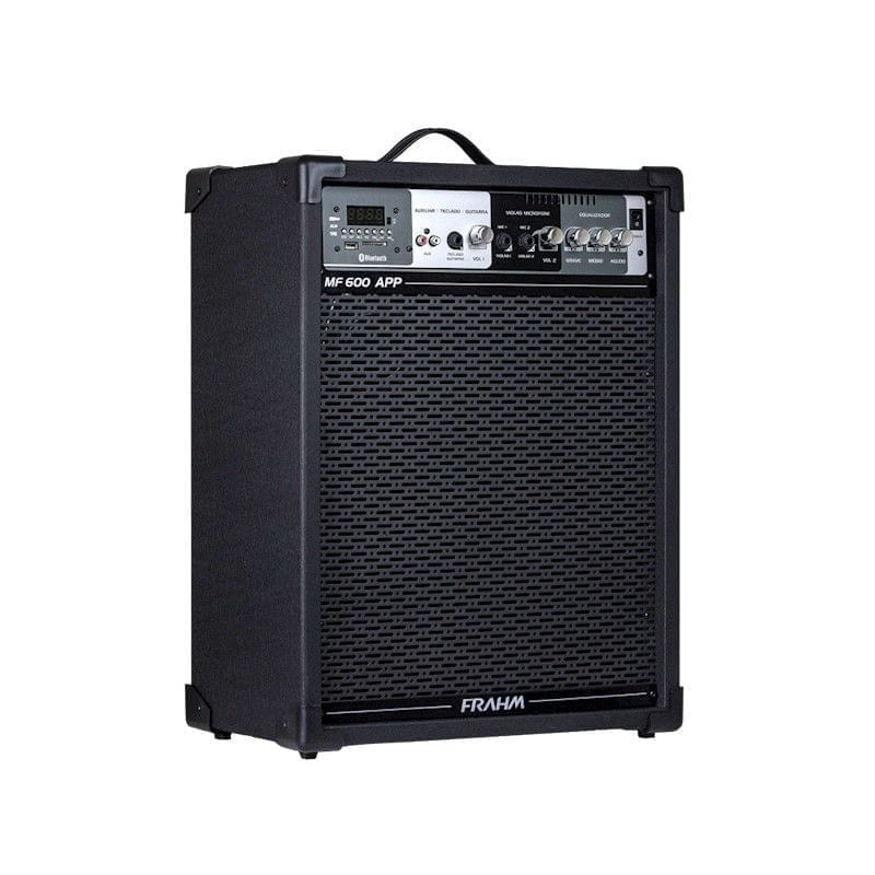 CaixaAmplificada100wFrahmUsbFmBluetoothCartaoMemoriaPretaBivoltmf600