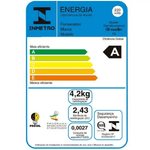 CentrifugadeRoupasMuellerFit126kgDuplaTampaSuporteparaFioBranco127V