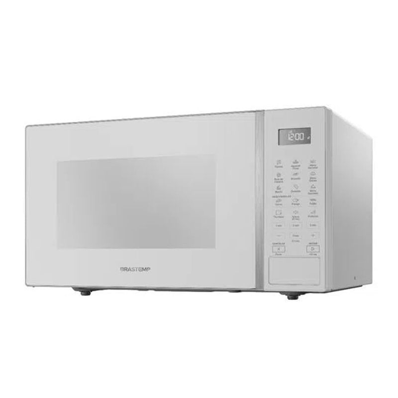 MicroondasdeBancadaBrastemp32L900WEspelhadoFuncaoTiraOdorBMS46ARCinza110Volts