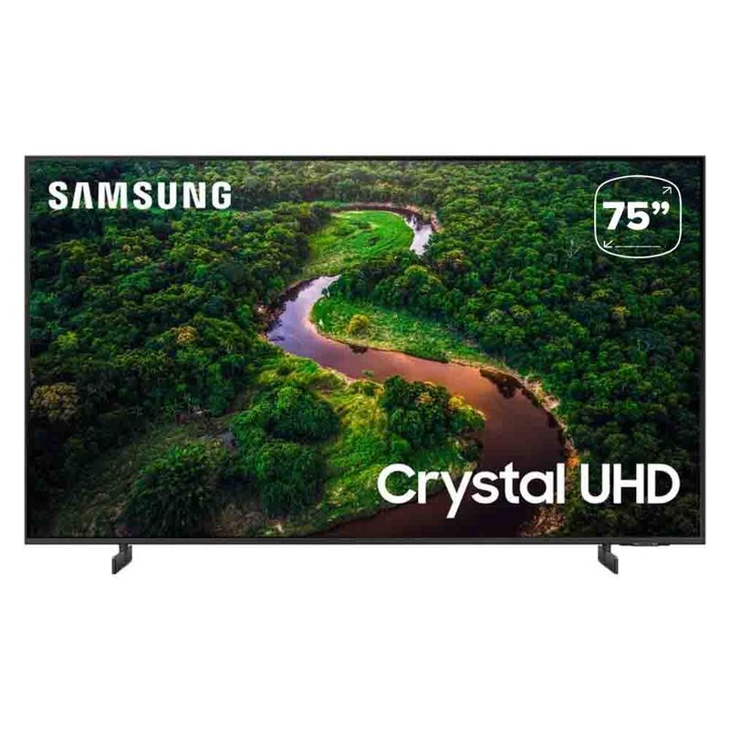 TV75PolegadasSAMSUNG4KSMARTUN75CU8000GXZDUN