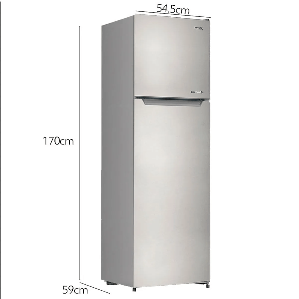 Geladeira Frost Free Inox 255L Mystic Dual Inverter MY-RF