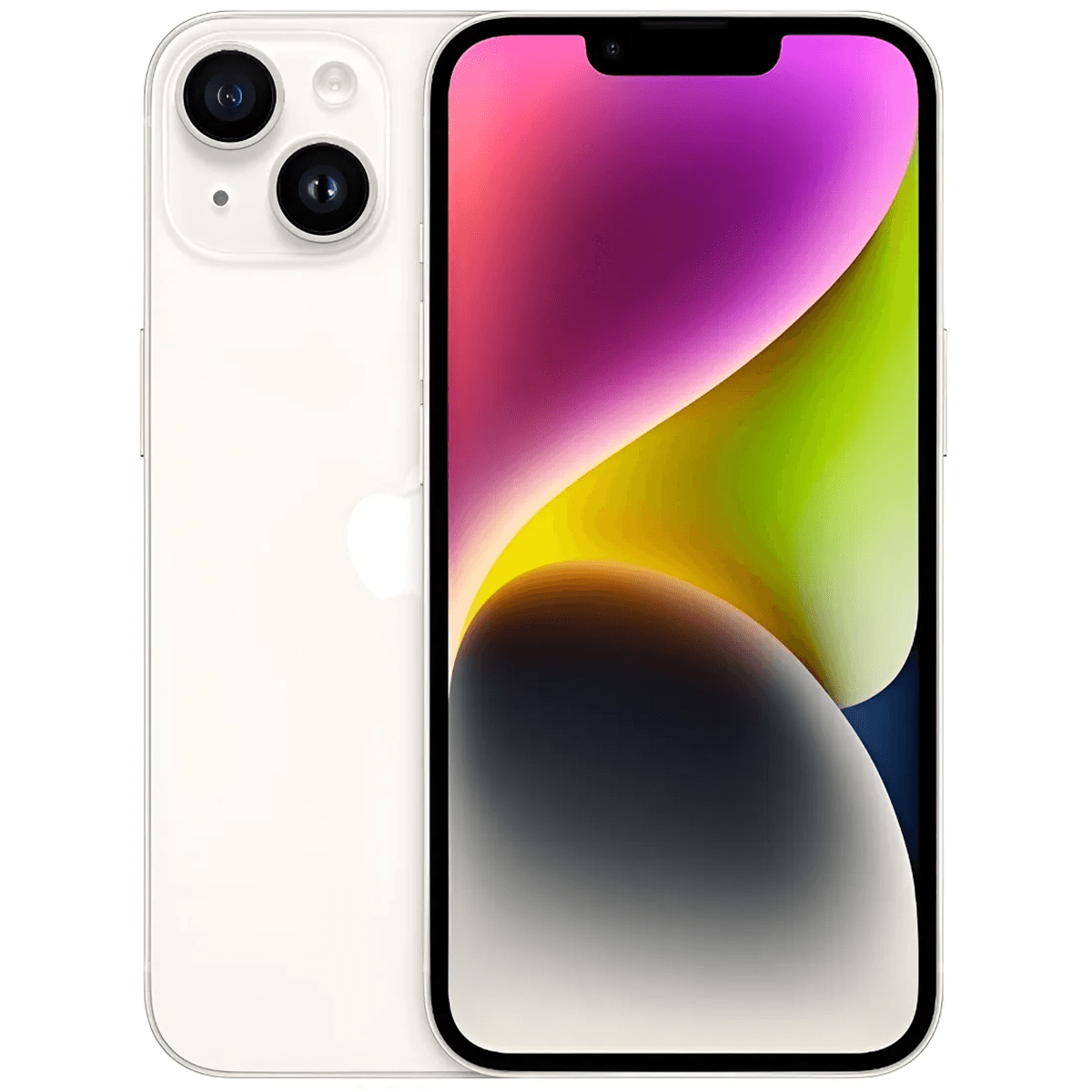 【美品】Apple iPhone 14 ホワイト 6.1インチ 本体 iPhone 14 128GB 6GB RAM Tela: 6.1