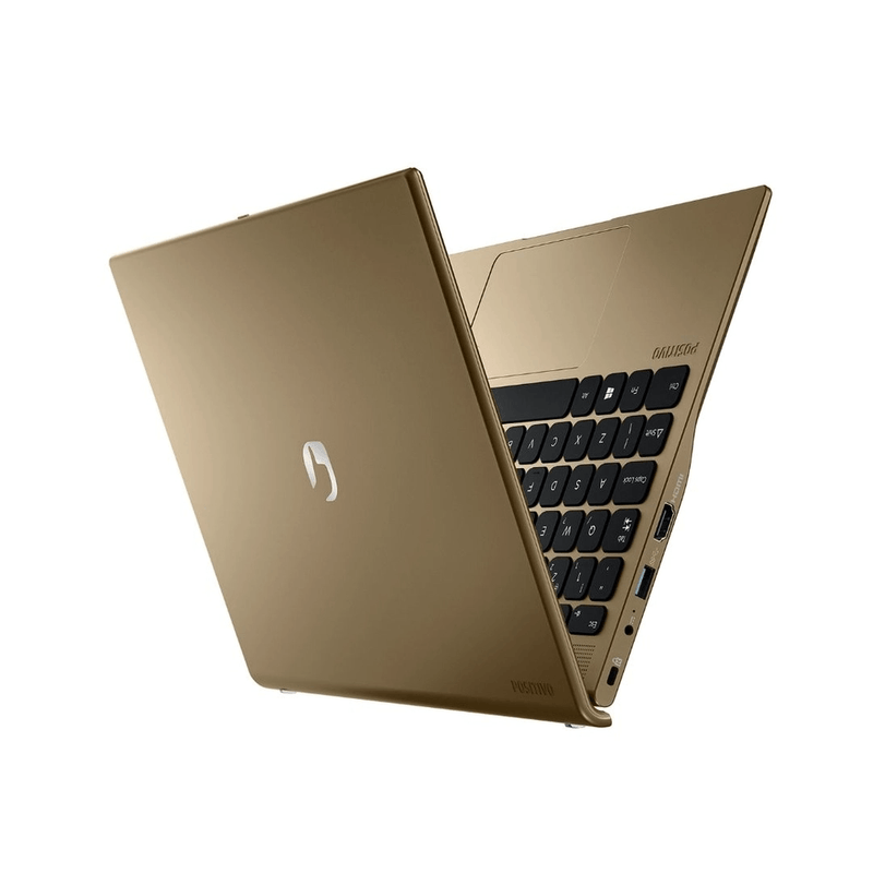 NotebookPositivoMotionQQuadCoreW104GB64GB141DouradaBivolt