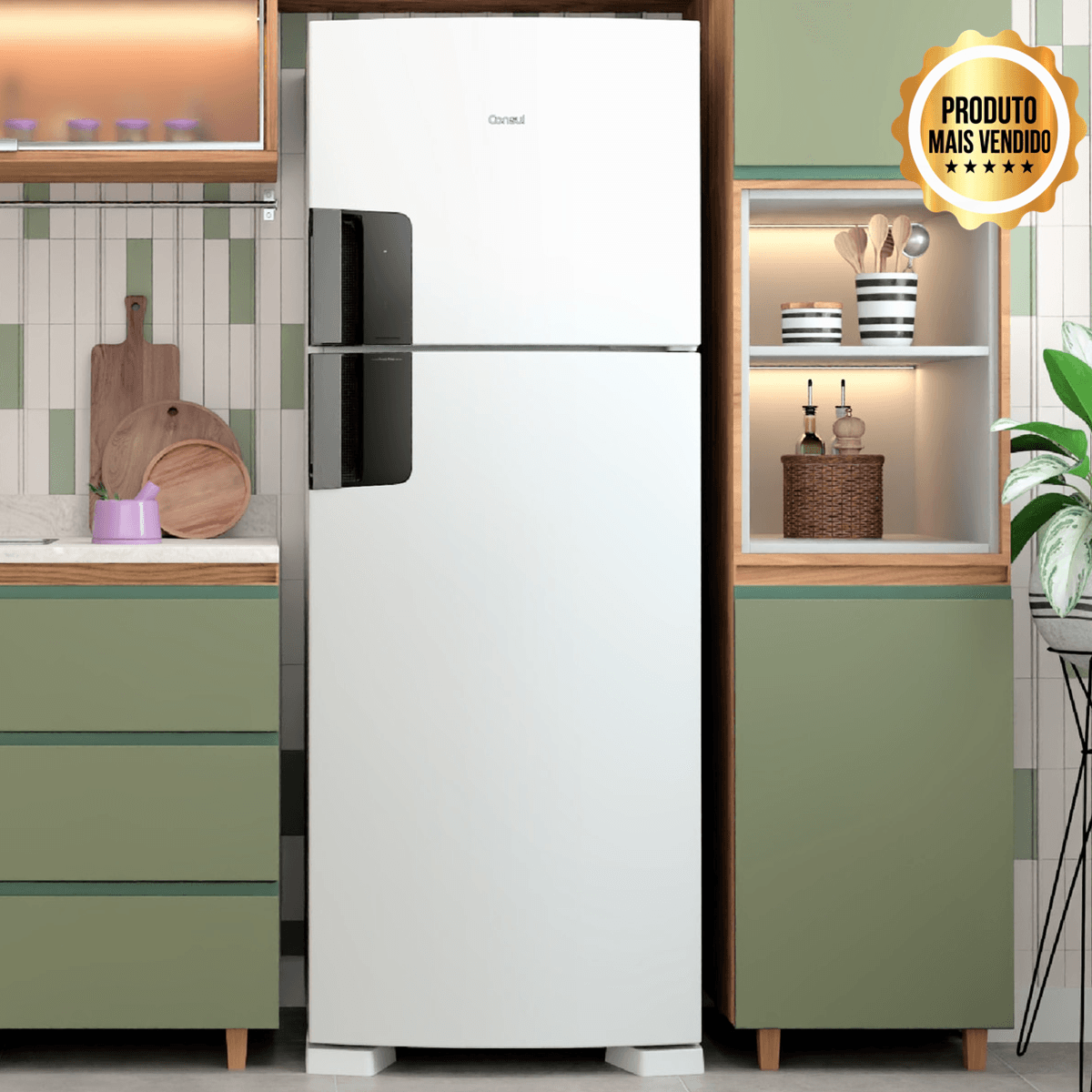 Geladeira Frost Free Duplex 455L Consul Inverter Branca CRM53MB